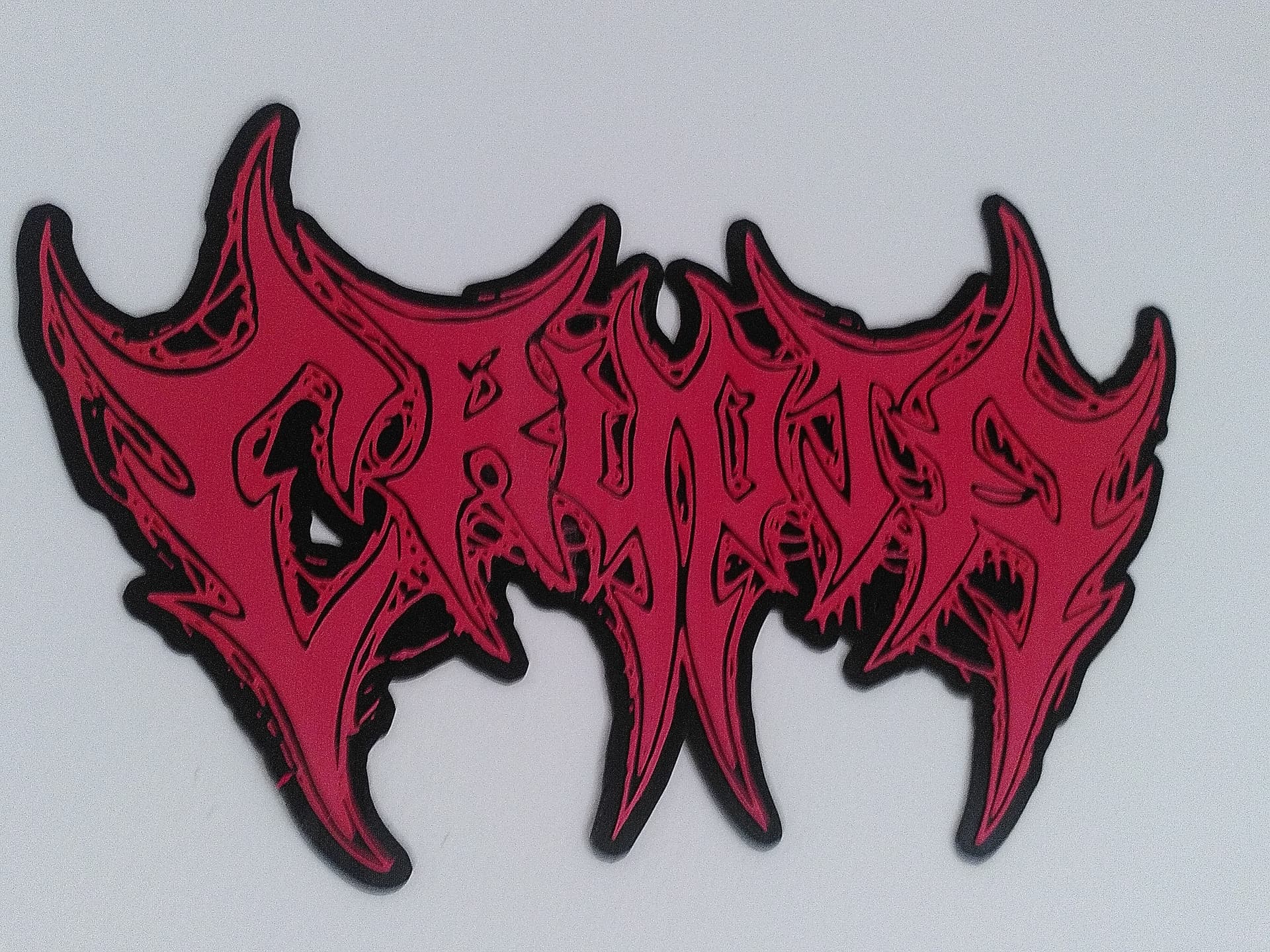 Arte de Parede Logo Death Metal